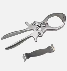 Herramientas para Ganado, Pinza de Castración de Acero Inoxidable sin Sangre para Cerdos y Ovejas, Herramienta de Castración, Pinzas de Castración, Animales de Granja - Product Image 4
