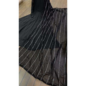 Vestido de diseñador Anarkali con hermoso Dupatta para Fiestas-Ropa regional - Product Image 3