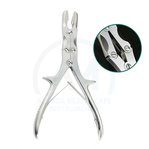 Al Mida Healthcare - Alicates dentales rectos de doble acción para huesos, con hoja, manuales, certificados CE Clase II - Product Image 1