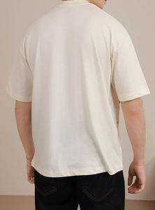 T-shirt Homme Cropped Boxy Oversize en Polyester Lourd 120 g/m² avec Impression DTG Personnalisée de Haute Qualité, ODM Sergé - Product Image 2