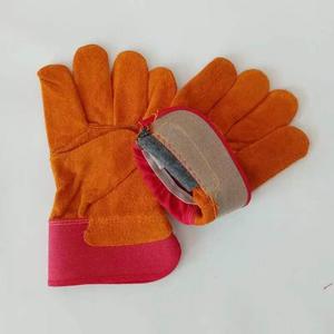 Gants de soudeur MIG ignifuges robustes, résistants à la chaleur, de qualité supérieure, en cuir, pour travaux industriels et lutte contre les incendies, gants de soudage TIG - Product Image 4