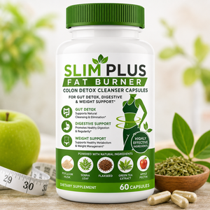 Slim Plus, Quemador de Grasa, Limpiador de Colon, Garcinia Cambogia, Café Verde, Cápsulas de Té Verde para la Desintoxicación Intestinal y la Pérdida de Peso - Product Image 2