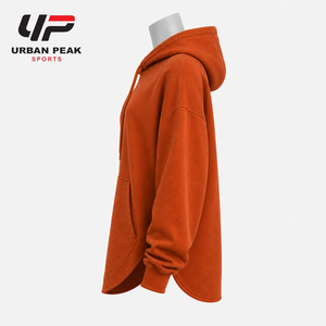 Sudadera con capucha oversize para mujer, elegante, con líneas de hombro extendidas, puños anchos acanalados y un atractivo urbano contemporáneo. - Product Image 4