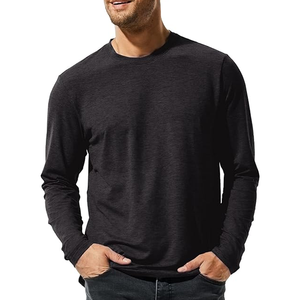 T-shirt à manches longues surdimensionné, streetwear, décontracté, en coton, style tendance - Product Image 3