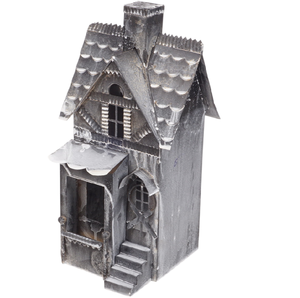 Casa para Pájaros de Metal Galvanizado Hecha a Mano, Personalizada y Creativa, Adorno Navideño Metálico - Decoración Moderna y Ecológica de Fábrica, Color Personalizado - Product Image 5