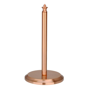 Modern Copper Standing Paper Towel Holder Heavy Duty Stainless Steel Kitchen Roll Dispenser For And <b>Dining</b> <b>Tables</b> Home Decor - Product Image 1
