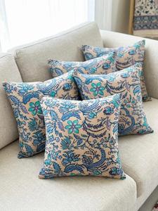Printed Cotton Cushion <b>Covers</b> Decorative <b>Sofa</b> Pillow <b>Covers</b> Floral Fruit Design Home Decor Cushion Case - Product Image 5