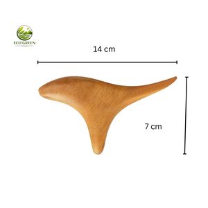 Rodillo de Masaje de Reflexología de Madera Hecho a Mano, Herramienta Natural Artesanal para el Cuidado de los Pies de Vietnam, DIY - Product Image 3