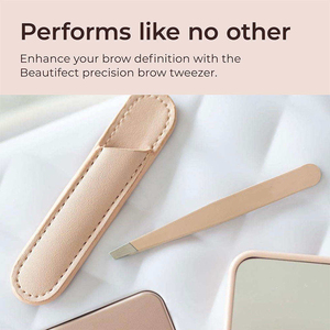 HARBOR INDUSTRY Professional High Quality Stainless Steel <b>Eyebrow</b> Tweezers Precision <b>Hair</b> <b>Removal</b> Pointed Handmade Ergonomic - Product Image 4