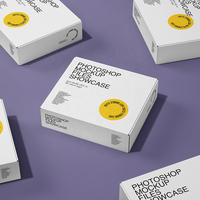 Pochettes d'expédition en carton ondulé personnalisées avec logo et gaufrage, en matériaux recyclés pour un emballage de marque durable et élégant pour chaussettes et fourrures