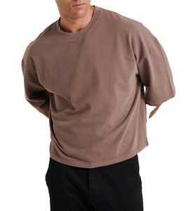 T-shirt 100% coton pour homme, coupe ample, imprimé, T-shirt oversize pour homme, coton lourd 100%, coupe confortable, nouvelle arrivée - Product Image 3