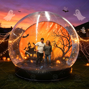 Globo de Nieve Inflable <span class=keywords><strong>Gigante</strong></span> de Tamaño Humano para Navidad/Halloween, <span class=keywords><strong>Esfera</strong></span> <span class=keywords><strong>Transparente</strong></span> Inflable para Fotomatón y Decoración - Product Image 5