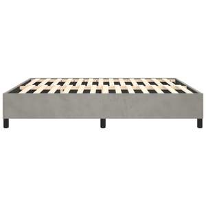 Cadre de lit rembourré gris clair - Product Image 6