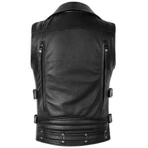 Chaleco de Cuero Genuino para Mujer, Estilo Motero, Moderno, Suave, Duradero, Cómodo y Elegante, Ropa Urbana Premium - Product Image 2