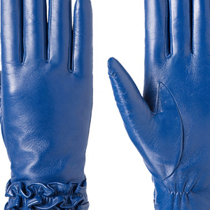 Gants en cuir véritable de luxe de haute qualité pour l'hiver, thermiques, doux, écologiques, compatibles avec les écrans tactiles, pour l'extérieur, élégants et tendance - Product Image 5