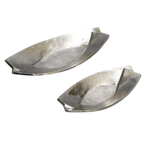 Stylish Eco-Friendly Aluminum Dish Handmade Commercial Grade Customizable Fruits Dish Mirror Polished for Wedding <b>Tabletop</b> - Product Image 6