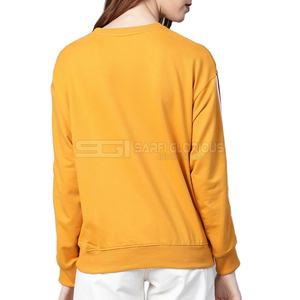 Sudadera con Capucha de Alta Calidad para Mujer, Mezcla de Poliéster/Algodón, Estilo Holgado, Hombros Caídos, Estampado Tejido en la Parte Delantera, Ropa Urbana de Invierno - Product Image 2