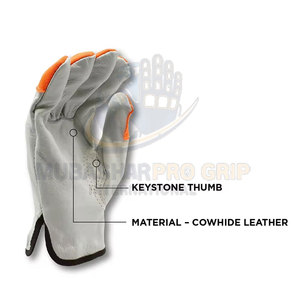 Gants de sécurité pour conducteurs sur mesure, en cuir de haute qualité, pour hommes - Product Image 3