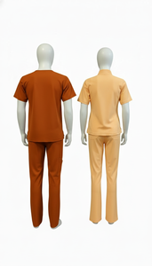 Ensemble de blouses médicales unisexes, haut à col en V et pantalon, respirant et léger, uniforme d'hôpital, fabricant OEM - Product Image 2
