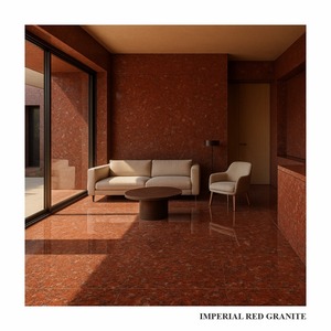 Encimeras de Cocina de Granito Rojo Imperial, Piedra Pulida de Primera Calidad al por Mayor, Estilo de Diseño Moderno # Piedras Naturales Rojas Imperiales de la India - Product Image 5