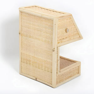 Nouveau design machine à café en bois durable rotin naturel enfant jouets café faisant des machines semblant et jouer loisirs activité jouet - Product Image 4