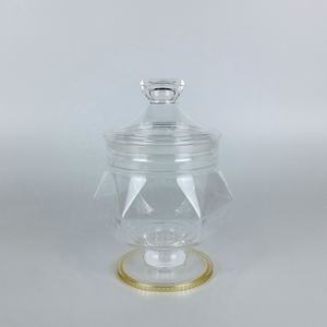 Recipiente de almacenamiento de alimentos redondo moderno de plástico acrílico transparente JACK WORTH con tapa hermética - Product Image 2