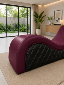 Canapé Exotique Magnifique Violet par Emerald Sofa, Canapé Moderne pour Chambre à Coucher, Hôtel, Fabrication Personnalisée de Tissus, Canapé Lune de Miel 21+ Tantra - Product Image 2