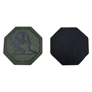 Patch du drapeau du Mexique, rectangulaire, en tissu tissé, brodé, double face, avec fermeture auto-agrippante. - Product Image 2