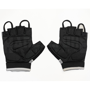 Gants de musculation professionnels gris et noirs avec rembourrage amélioré de la paume |   Poignée antidérapante de qualité supérieure pour un équipement de musculation ultime - Product Image 2