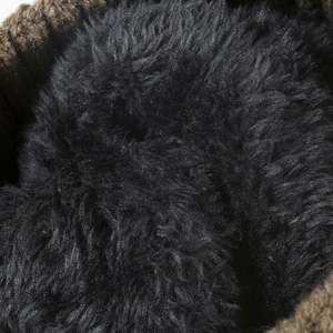 Gorro de Lana Jacquard sin Borde, Cálido, con Terciopelo, para Hombre y Mujer, Unisex, Tejido, con Orejeras, para Exteriores - Product Image 3