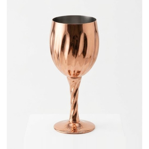 Ensemble de gobelets à vin en cuivre martelé artisanal, verres à vin incassables en métal avec doublure en acier inoxydable pour bar à domicile - Product Image 5