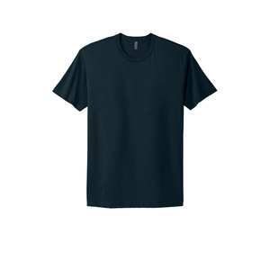 Vente en gros de t-shirts pour hommes, mode masculine, inspirés des États-Unis, 100% coton, comparables aux vêtements Next Level, t-shirts bleu nuit - Product Image 2