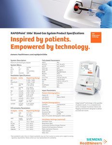 RAPIDPoint ®   Sistema de Análisis de Gases en Sangre 500e - Product Image 4