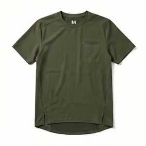 Camiseta Deportiva para Hombre, Transpirable, de Secado Rápido, para Correr, Gimnasio, Fitness, Ropa Deportiva Urbana, de Alto Rendimiento, Personalizable, Talla Grande - Product Image 1