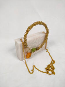 Bolsos de Mano de Resina de Nuevo Diseño en Oferta, Bolsos de Noche Elegantes con Estrella Dorada, Bolsos de Lujo Hechos a Mano para la Venta - Product Image 2