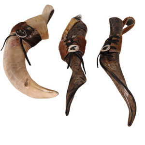 Corne à boire en buffle, vache ou bœuf, la plus vendue, de qualité supérieure, artisanale, authentique, réplique du récipient à boire médiéval - Product Image 5