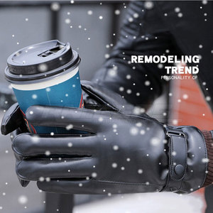 Gants de conduite en cuir 100 % durables, en stock, gants de travail en cuir - Product Image 4