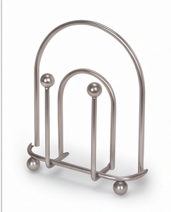 Porte-serviettes en fil d'acier inoxydable avec un élégant dessus en petite boule, parfait pour la maison et la cuisine d'hôtel, porte-mouchoirs de table - Product Image 1