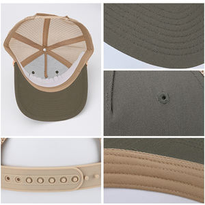 Gorra Trucker Personalizable con Logotipo, Gorras de Dos Tonos, Fabricante de Gorras Deportivas de Malla de Color Sólido para Exteriores - Product Image 4