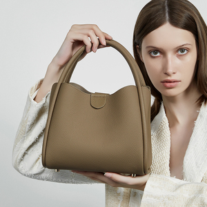 Genuine Leather High Quality Women's Fashion Tote Bags with Open & Zipper Closure Customizable Shoulder & Crossbody Bags - Product Image 5
