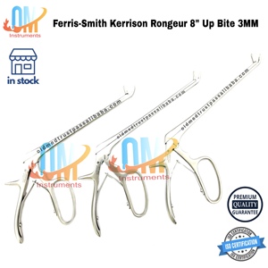 เครื่องมือผ่าตัดเหล็กกล้าไร้สนิม FERRIS-SMITH-KERRISON สำหรับเจาะกระดูกสฟีโนอิด ขนาด 8 นิ้ว ตัดขึ้นไปด้านบน 3 มม. |   โอลด์เมด - Product Image 3