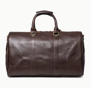 Leather Duffel <b>Bag</b> Vintage Travel Gym Weekender Overnight <b>Bag</b> <b>Large</b> Capacity Zipper Shoulder Handbag Handmade Leather <b>Bag</b> - Product Image 6