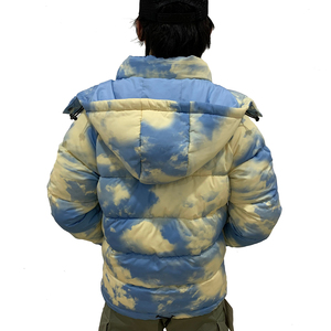 ARTIZ INTERNATIONAL <b>Men</b> Streetwear Puffer Jacket Winter Lightweight Insulated Durable Windproof Eco-Friendly Hooded Front Logo - Product Image 4