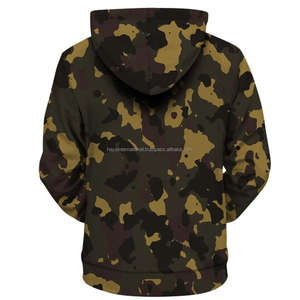 Nuevo OEM bajo MOQ al por mayor camuflaje de alta calidad impresión por sublimación unisex talla grande Sudadera con capucha - Product Image 2