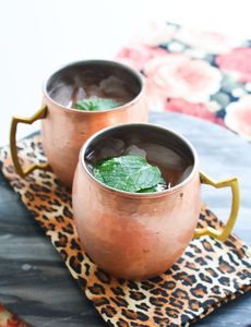 Copper <b>serving</b> mug <b>set</b> island inspired <b>beverage</b> cups handmade premium cocktail drink mugs durable collection - Product Image 1