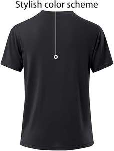 Camiseta gráfica con letras y estampado de moda, camiseta con cuello redondo - Product Image 3