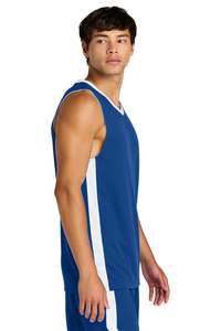 Nouveaux styles de débardeurs d'été, maillots de basket-ball en mesh, séchage rapide, 100% polyester, grandes tailles, impression par sublimation, nom d'équipe personnalisé - Product Image 3