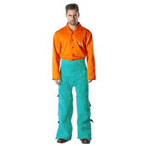 A Grade Cowhide <b>Split</b> Leather Welding <b>Trouser</b> for Protection Leather Safety Protective Welding Safety Industrial - Product Image 4