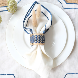 Handmade Napkin Ring Natural Weaving Rattan Napkin Holder for Restaurant Hotel Wedding <b>Party</b> <b>Table</b> Decoration - Product Image 1