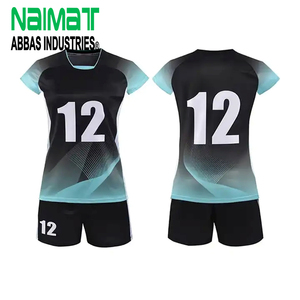 Custom Women Volleyball Uniform Quick Dry Sublimation Printed Jersey Shorts Set Ladies Team Sports Kit Apparel - Product Image 1